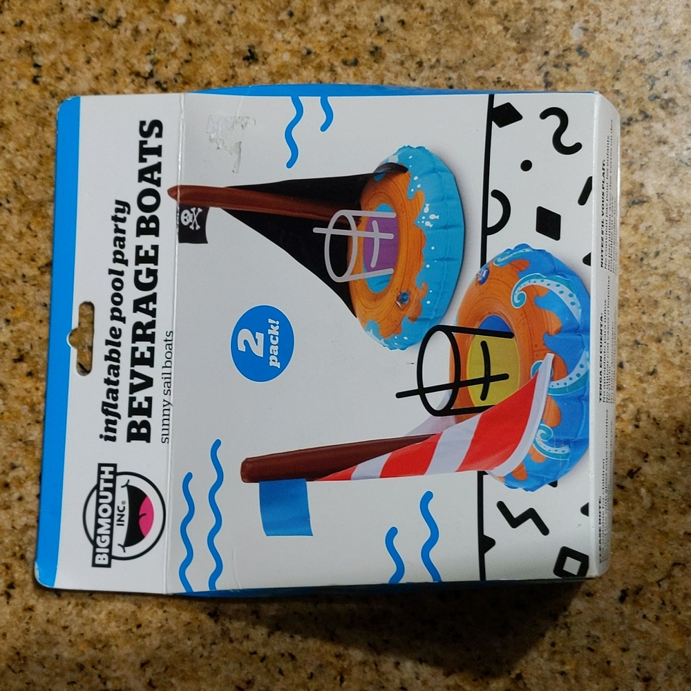 Inflatable pool party beverage boats 2